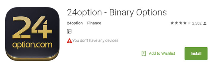 Google Play 24option