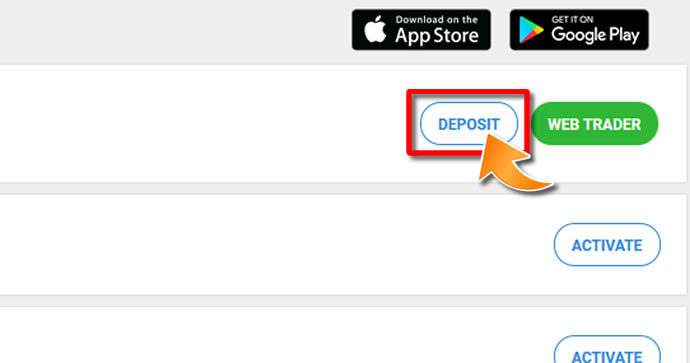 How to Make a Deposit on BDswiss - Method 1