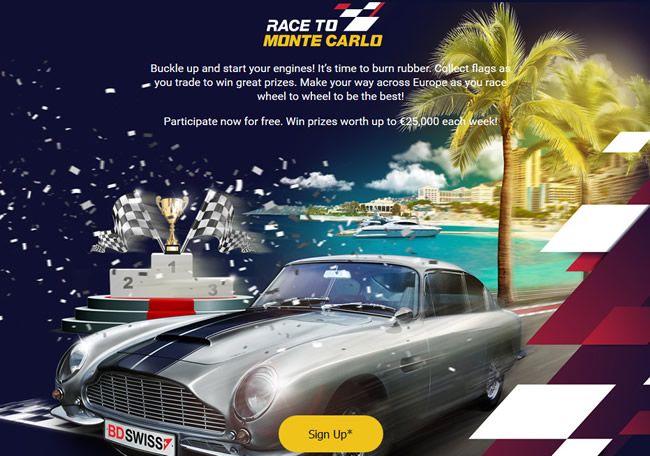 Take Part in the BDSwiss Race to Monte Carlo Campaign