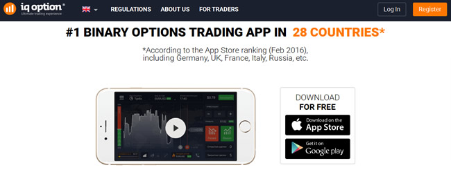 Binary options trading applications