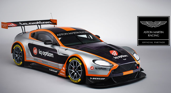 IQ Option Signs a Partnership Deal with Aston Martin Racing