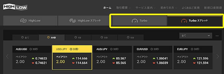 ハイローオーストラリア オンデマンドからturboへ