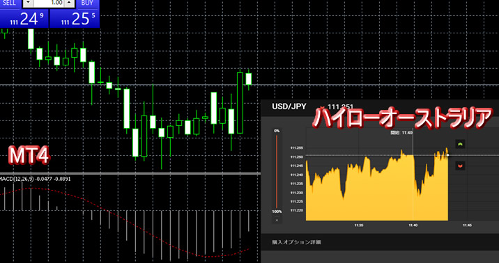 ハイローオーストラリア　MT4を使おう2017