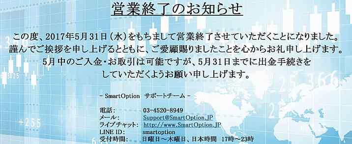 スマートオプションの撤退