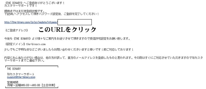 THEBINARYの口座開設4