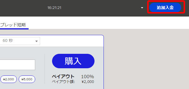 ザオプションの入金方法