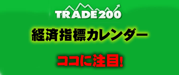 トレード200　経済指標の見方