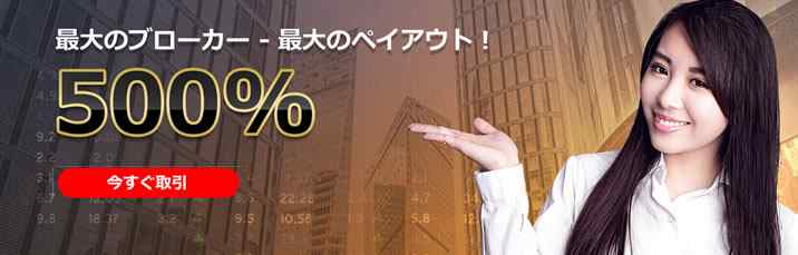 Yバイナリーペイアウト率500% Yバイナリーペイアウト率